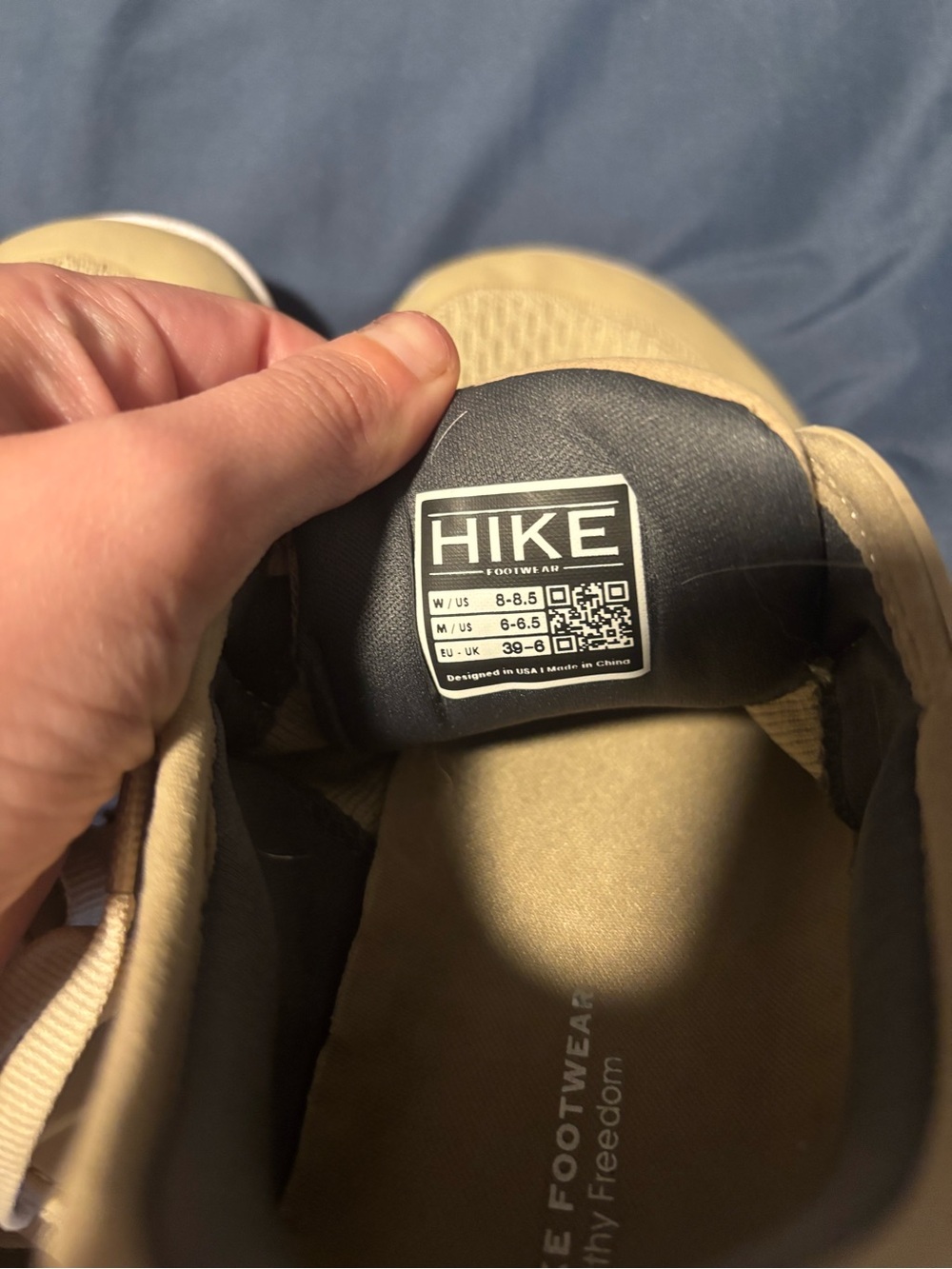 Tan Hiking Shoes